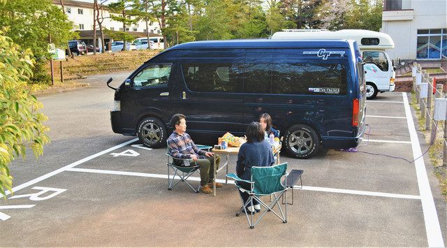 快適な車中泊 九十九湾満喫 能登町のホテルに専用駐車場 北陸中日新聞web 快適な車中泊 九十九湾満喫 能登町のホテルに専用駐車場 北陸中日新聞web