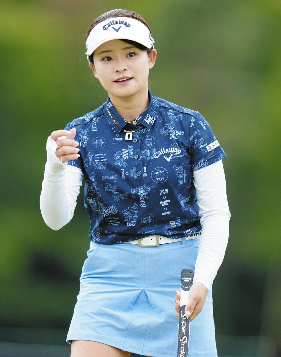 女子ゴルフ・政田夢乃、地元でツアー初優勝へ気合 自宅からコース通い