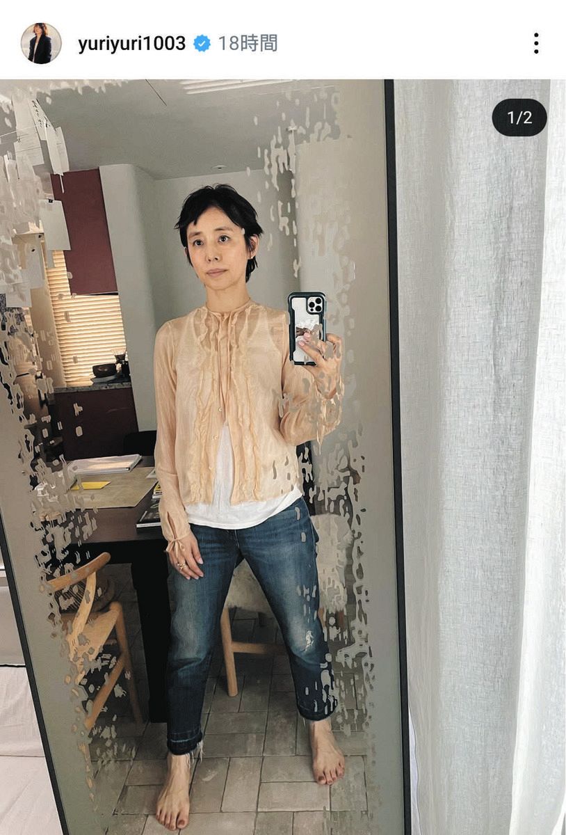 ◇石田ゆり子、「すごいイメチェン」ベリーショートのニューヘア【写真