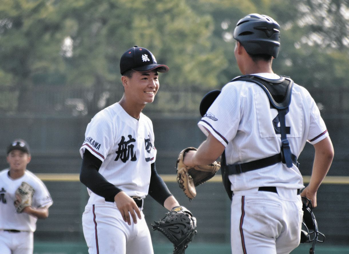 日本航空高校 野球部 バッグ 実使用 甲子園（日本航空石川甲子園