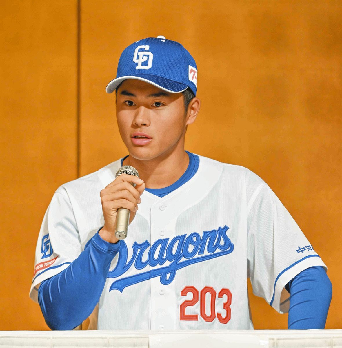 姓も出身も監督と同じ、中日・育成の井上剣也「素晴らしいご縁、鹿児島
