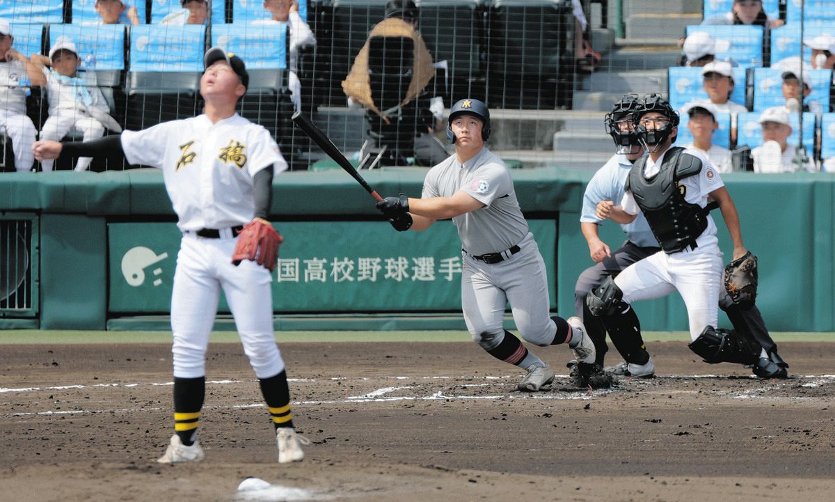 青森山田・原田、新基準バットで中堅へ初のホームラン「球場全体が