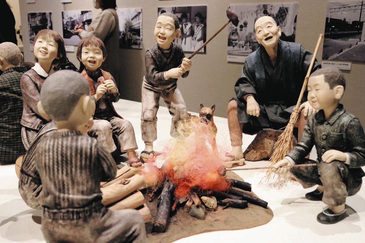 卵の出荷、魚売り…ひな人形に第二の人生 安城で昭和の光景表現した「福