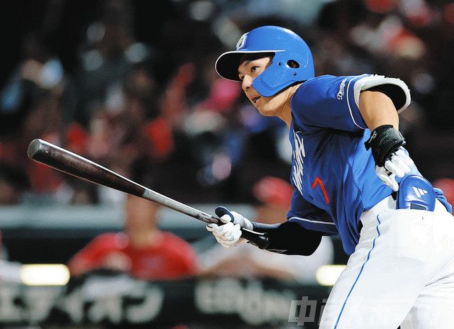 広島―中日 福永：中日スポーツ・東京中日スポーツ