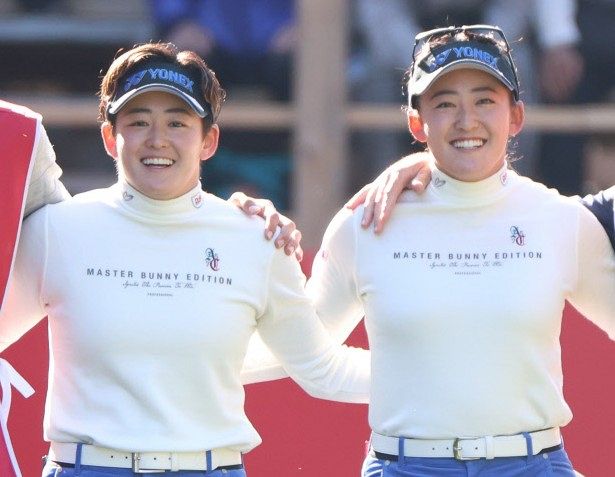 岩井ツインズ、姉の明愛は”改名”効果、妹の千怜ともに通算4アンダーで2