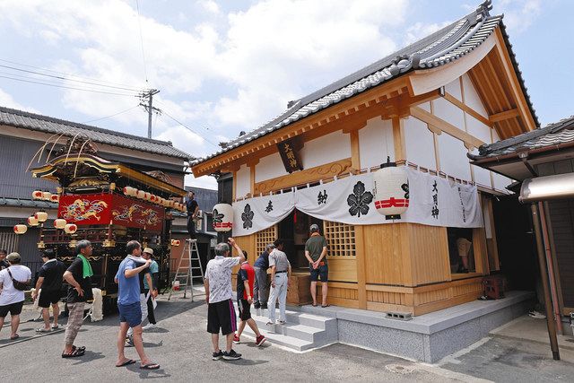 二俣町で120年ぶりに「大明神」一新 23日にお披露目 ：中日