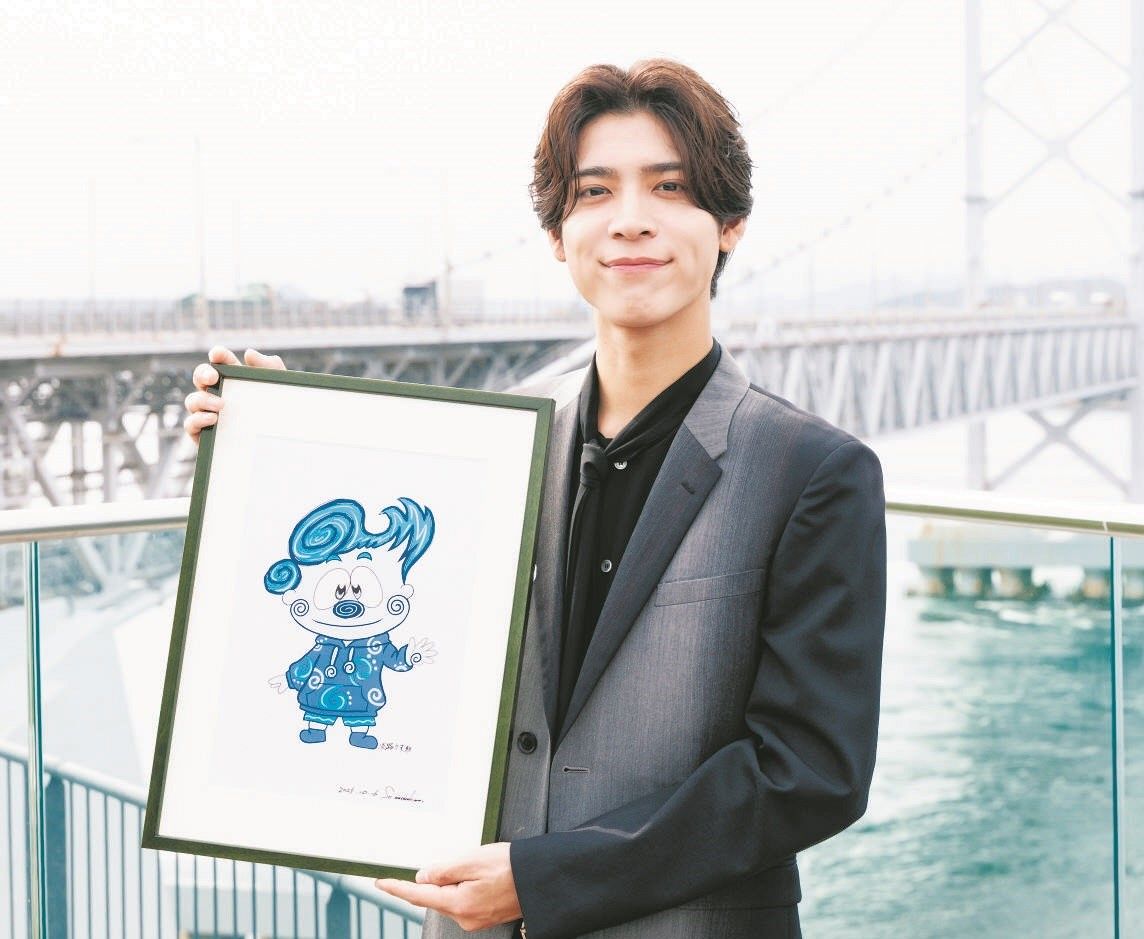 timelesz松島聡、淡路島「道の駅うずしお」とのコラボでキャラクター
