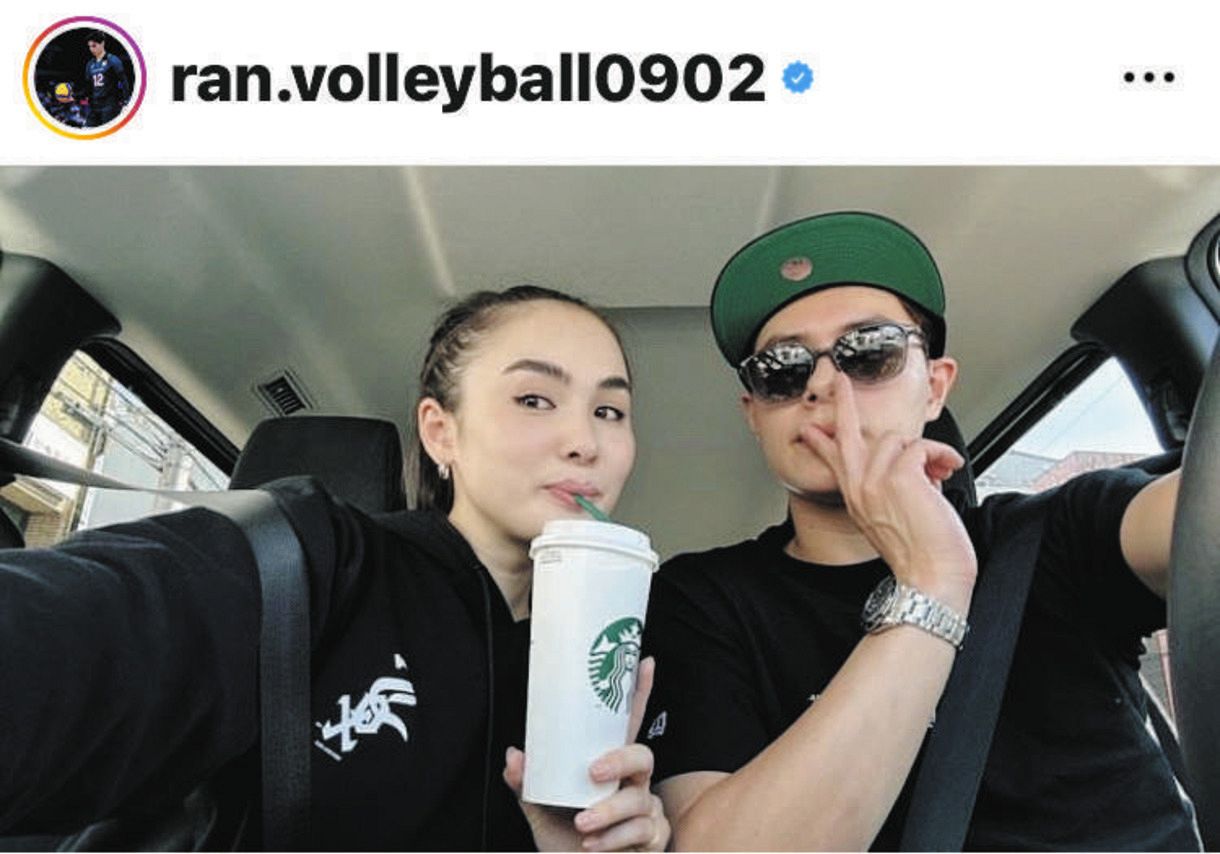 杏里 ◇高橋藍、いとこのモデル杏里とハッピーな休日【写真】：中日スポーツ・東京中日スポーツ