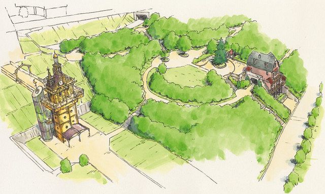 月刊ジブリパーク パークの設計図 ５ 青春の丘エリア 中日新聞web