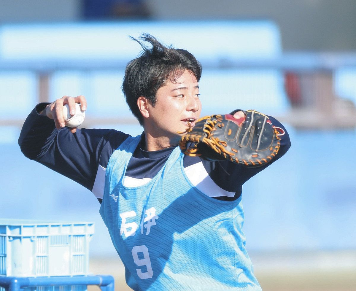 中日ドラフト4位・石伊雄太「肩の強さ見てもらいたい」 春季キャンプへ