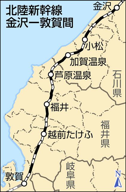 金沢−敦賀沿線を歩こう 来月４日間かけリレー 県民ら１０００人超参加へ：日刊県民福井Web