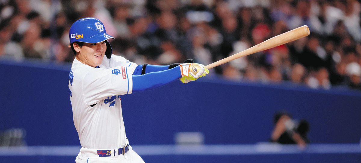 中日・石川昂弥が2回に先制打 阪神・才木の151キロを右前へ、OP 中日・石川昂弥が2回に先制打 阪神・才木の151キロを右前へ、OP