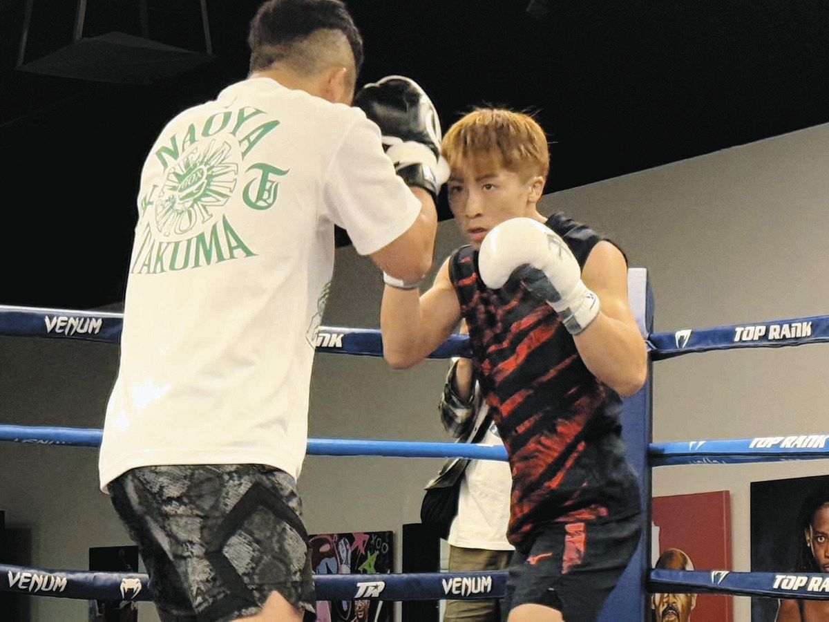 井上尚弥、ラスベガスで弟・拓真とマスボクシング敢行 「心身共に最高