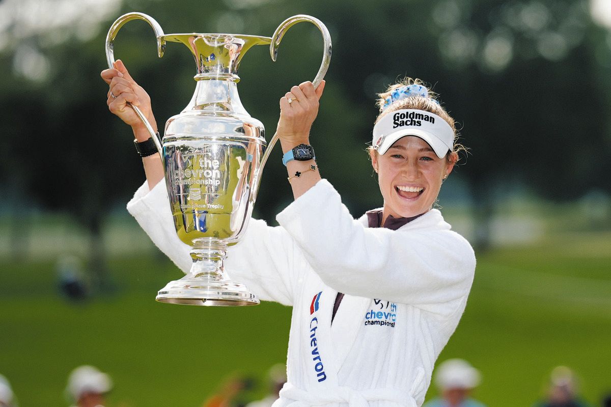 米女子ゴルフ】ネリー・コルダ、独走でメジャー3勝目「ミスをしても100