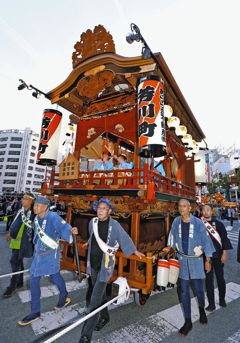 浜松まつり 芳組の屋台 祝100歳：中日新聞しずおかWeb