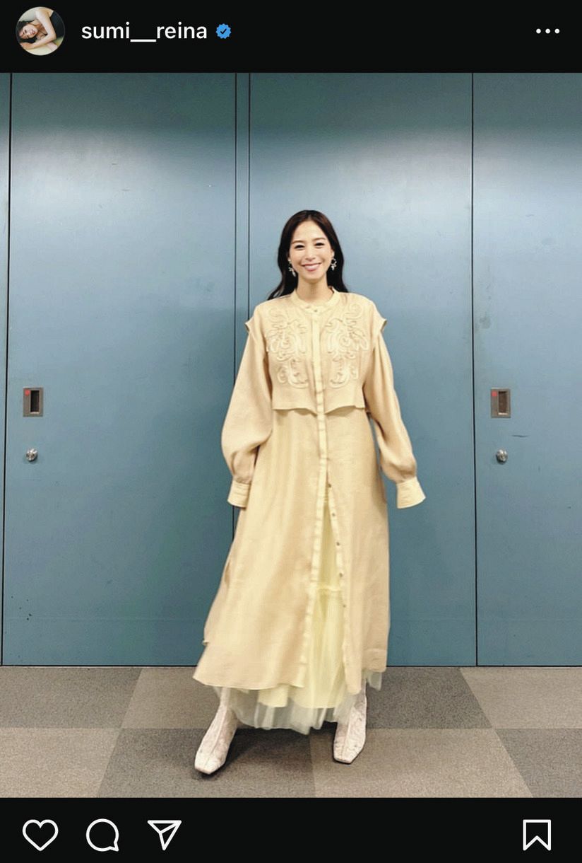 ◇鷲見玲奈の視線くぎ付け“清楚ワンピ”【写真】：中日スポーツ・東京中