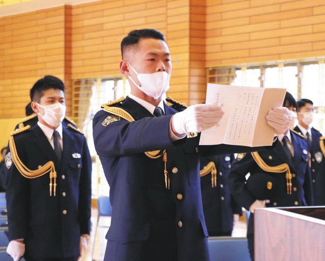 地域の期待に応えたい」 県警察学校で初任科生卒業式：中日新聞Web