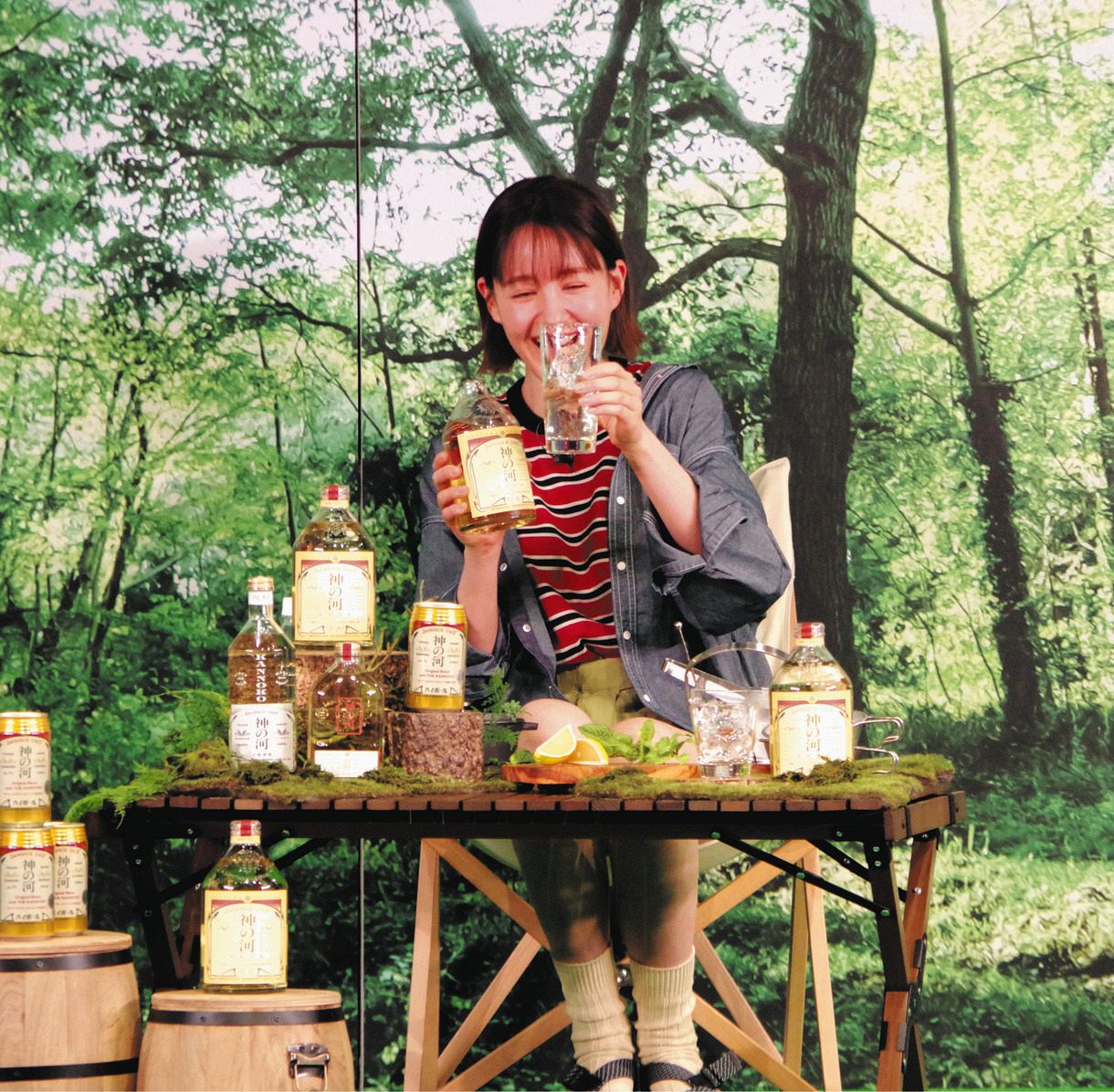 仕事忘れてぐびぐび!? トリンドル玲奈「実は焼酎が一番好き」ソーダ