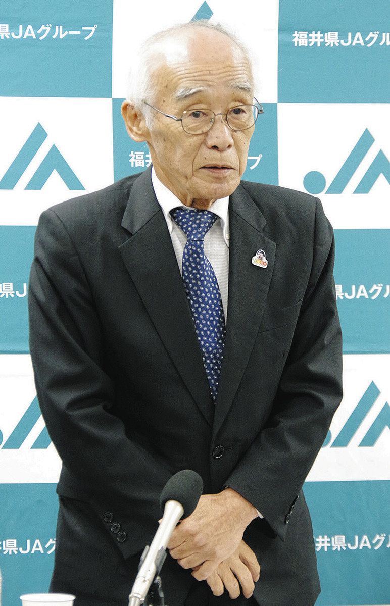 コメ在庫量増に危機感　ＪＡ県５連会長「手打たないと暴落」：日刊県民福井Web