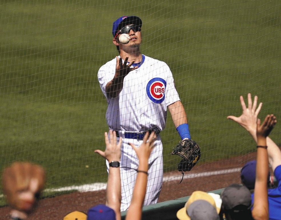 Mlb 鈴木誠也 初球から振れてよかったが 変なスライダーを あれはないな Op戦初出場の感想を語る 中日スポーツ 東京中日スポーツ