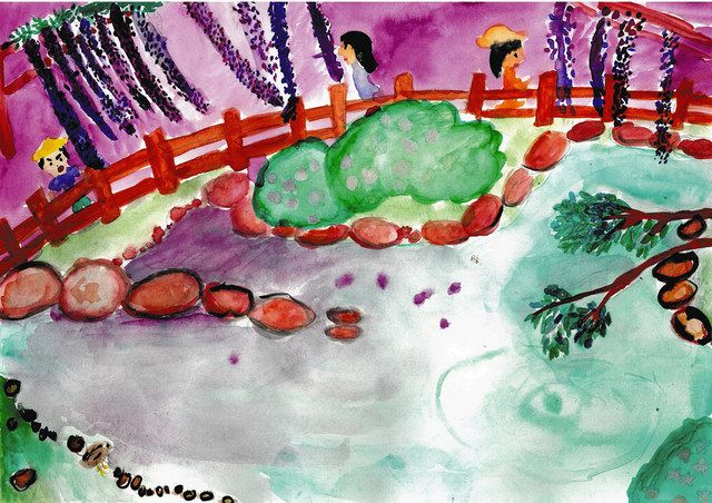 最高賞に小塚さん こうなん藤まつり写生大会の入賞作品決まる：中日新聞Web