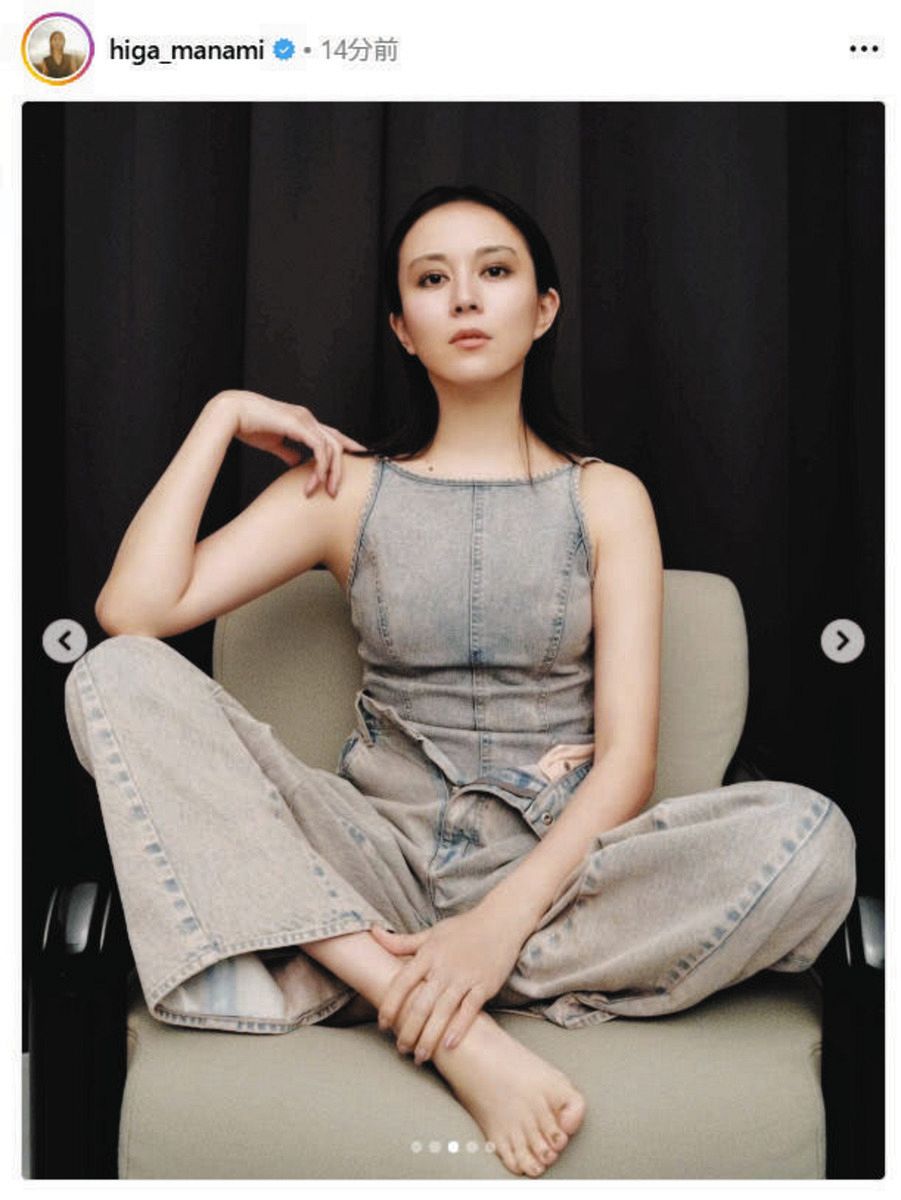 ◇「路線変更？」比嘉愛未、背中ぱっくり黒ドレス【写真複数】【写真