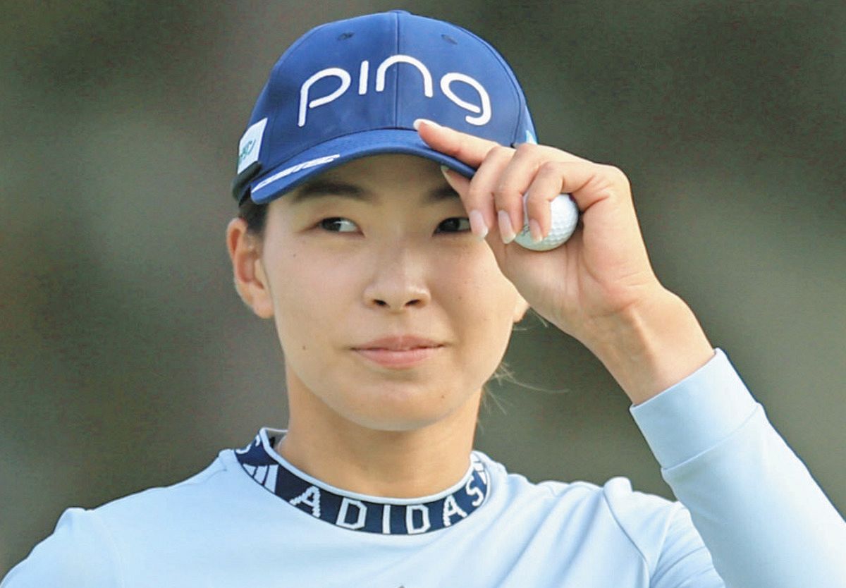 女子ゴルフ 渋野日向子「マジでラッキー」暫定17位発進、打った瞬間