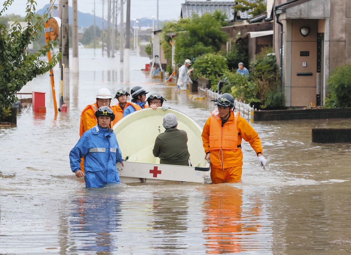家屋に浸水、道路も冠水「まさかここまで…」 台風10号、岐阜と三重で