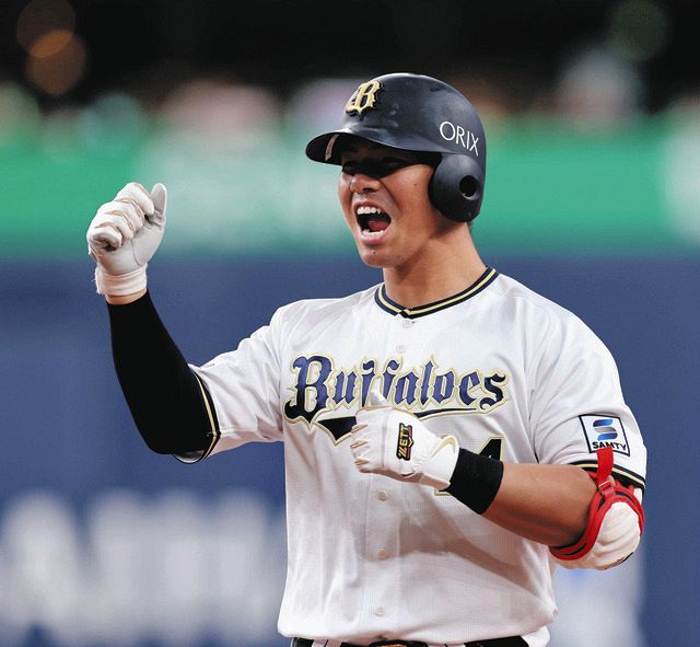 首位打者のオリックス・頓宮裕真がトドメの一撃「初球からいこうと腹を