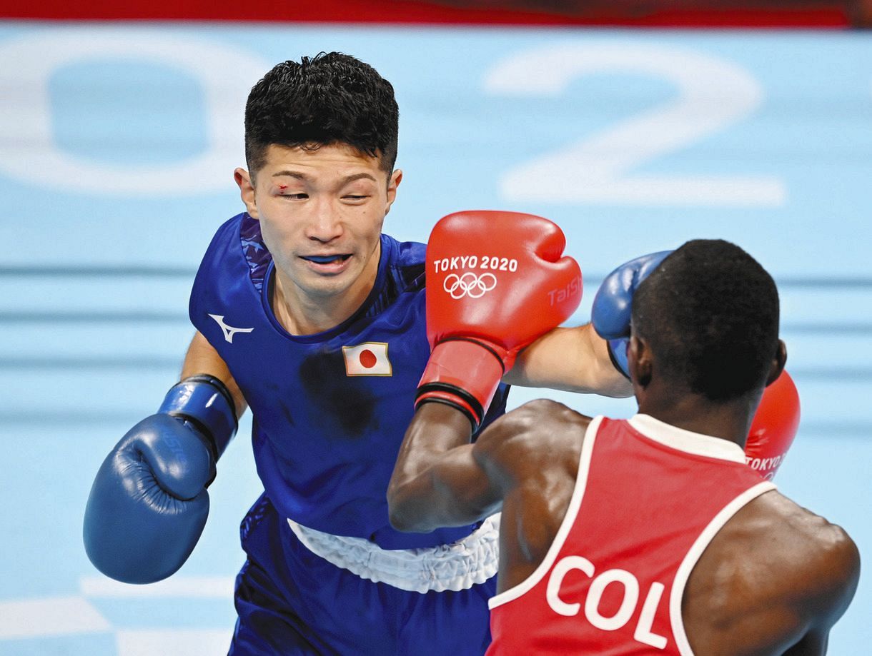 ボクシング田中亮明が銅メダル以上確定 準々決勝でコロンビア選手撃破 東京五輪 男子フライ級 中日スポーツ 東京中日スポーツ