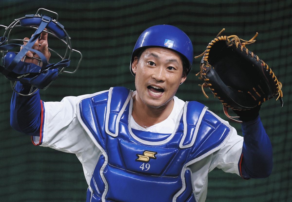 バズーカさく裂！ 中日・加藤匠馬、今季3つ目の盗塁阻止、三塁へも矢
