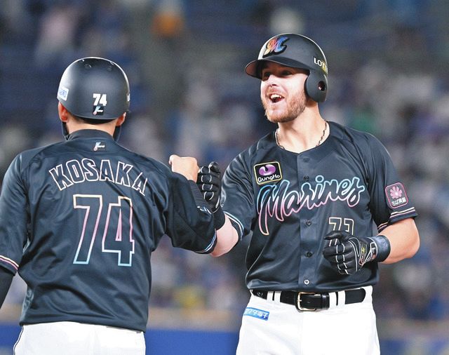 新外国人ブロッソーが来日初安打 合流即スタメンで6回に直球を左前打【ロッテ】：中日スポーツ・東京中日スポーツ