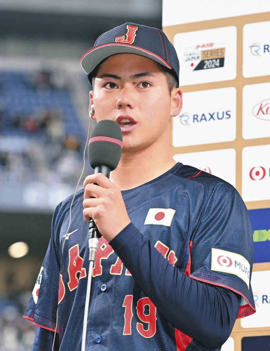 侍ジャパン】関大・金丸夢斗、パーフェクトリレーの流れ作った快投