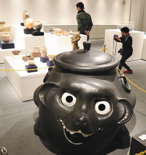 信楽焼 球形 茶釜 証明陶歴紙付き ta-289 文福(分福)茶釜（緋色大蓋）｜信楽たぬき専門店/ネットショップ