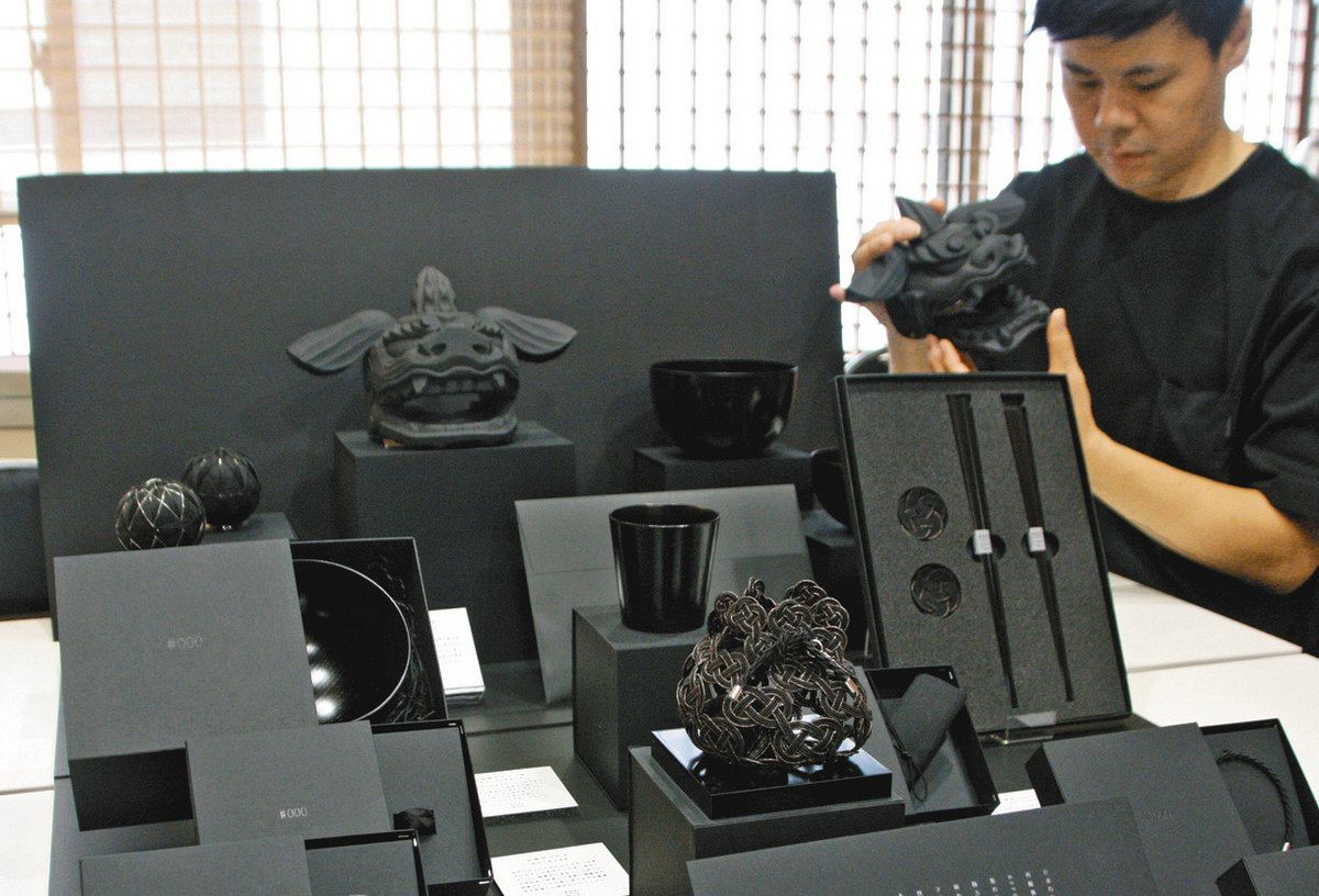 石川】伝統工芸品 洗練の黒 津田水引折型 新ブランド：中日新聞Web