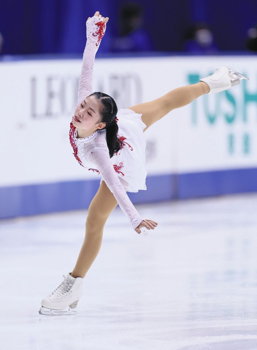 14歳・中井亜美がトリプルアクセル2本着氷で4位【フィギュア全日本