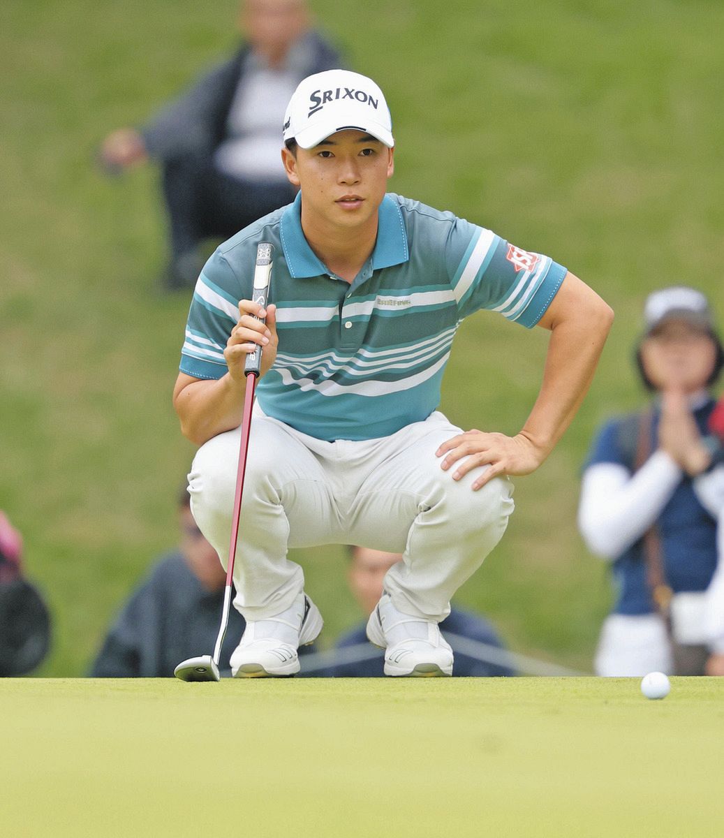 桂川有人、9バーディー2ボギーの猛チャージ 「調子がいいとは言えない ...