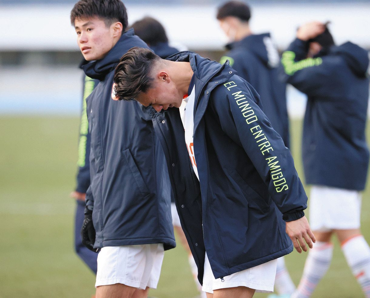 試合後は無言…国学院久我山・塩貝健人”痛恨”PK失敗で敗退【高校