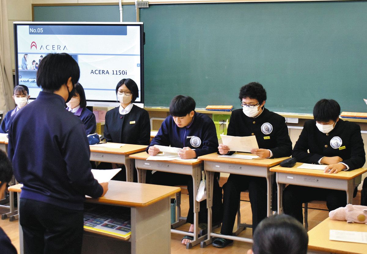 有罪か無罪か、多様な視点で 岡崎・城北中で、コンビニ強盗致傷事件想定して模擬裁判授業：中日新聞Web