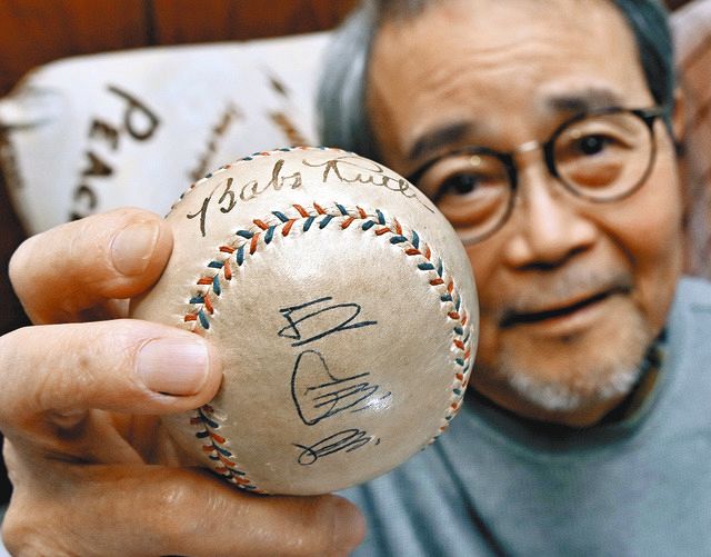 ベーブ・ルースと王貞治が夢の共演 時代や国を超え、世界で一つの