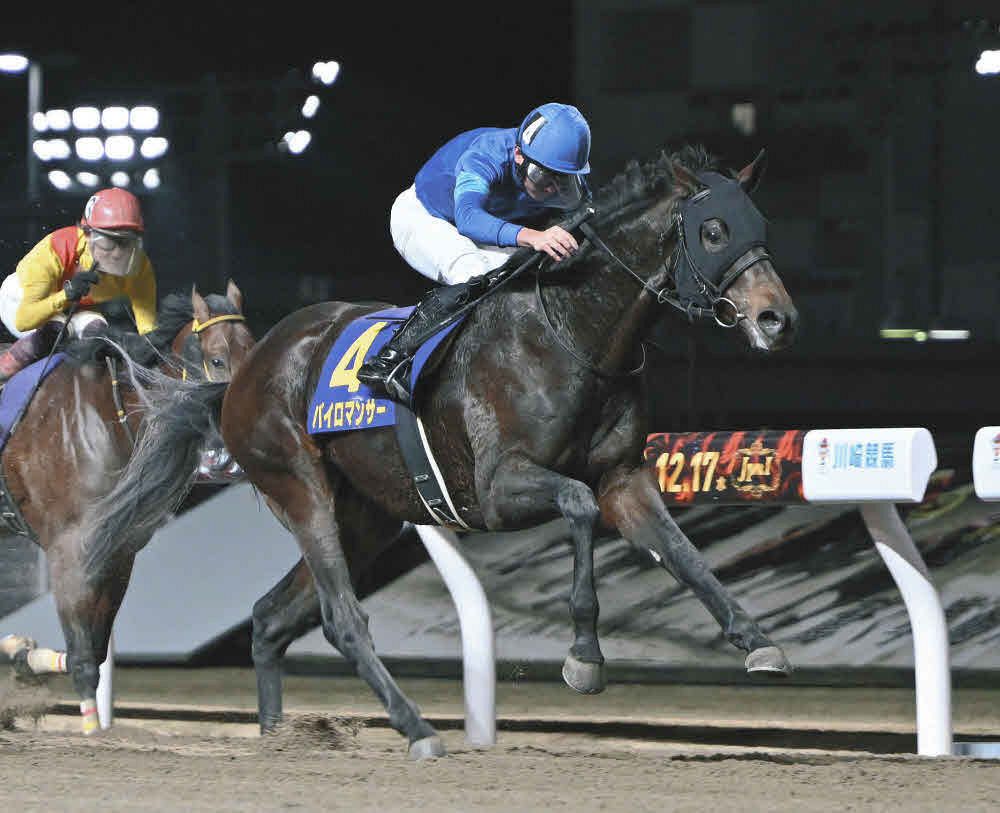 川崎競馬・全日本2歳優駿】単勝2番人気のパイロマンサーが好位から