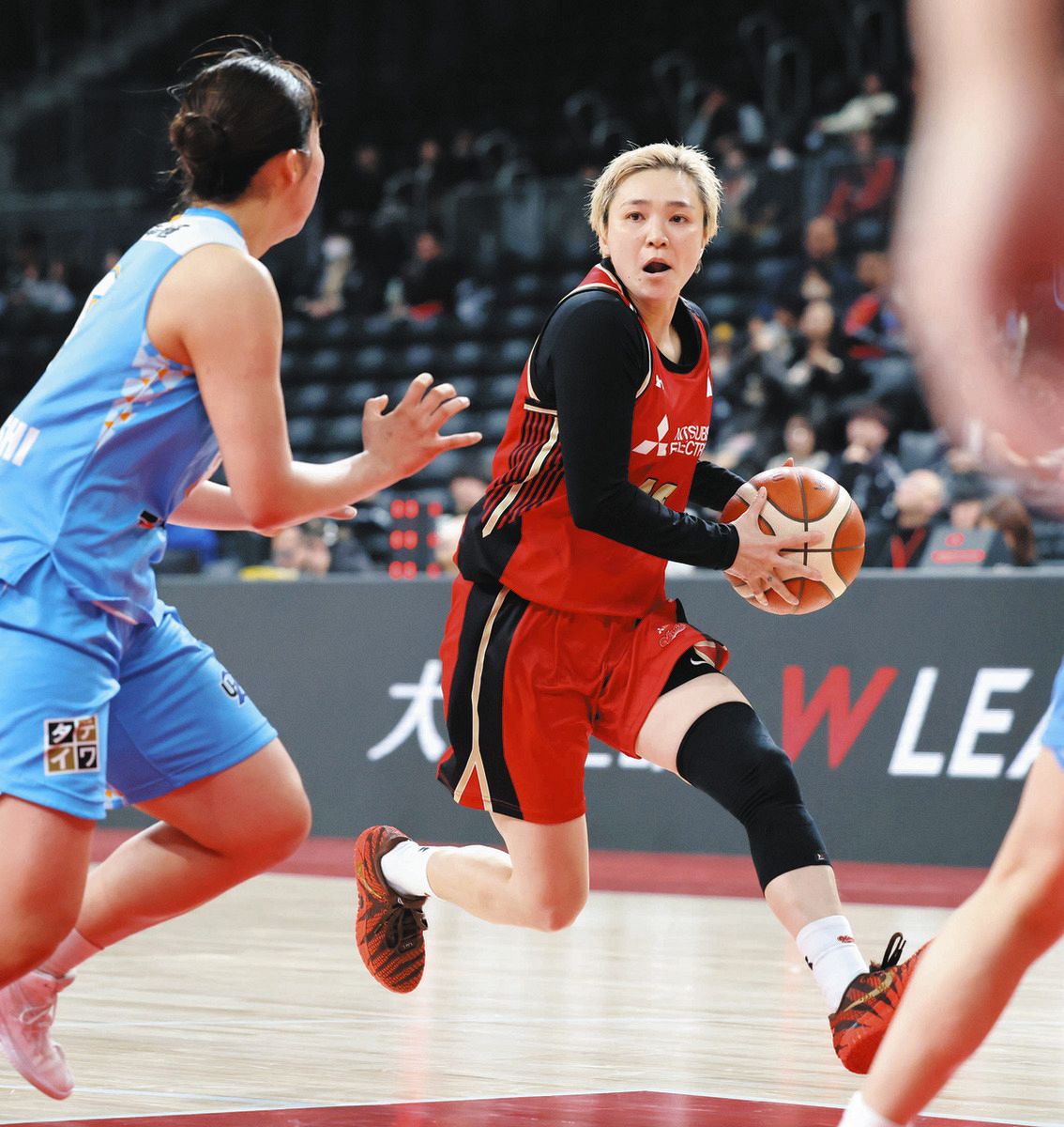 三菱電機、姫路に逆転勝利でIGアリーナ初白星 試合後にはがん公表の