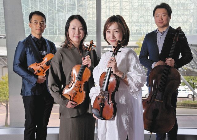 ベートーベンの四重奏曲 全曲に挑む OEKメンバー「金澤弦楽四重奏団