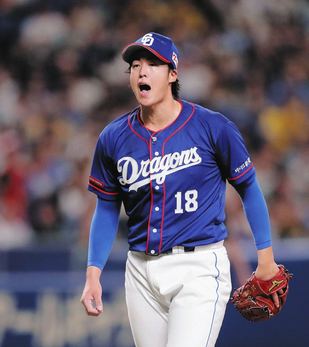 中日・梅津晃大、８イニング２失点も今季初勝利ならず 自己最多13奪三振の力投：中日スポーツ・東京中日スポーツ