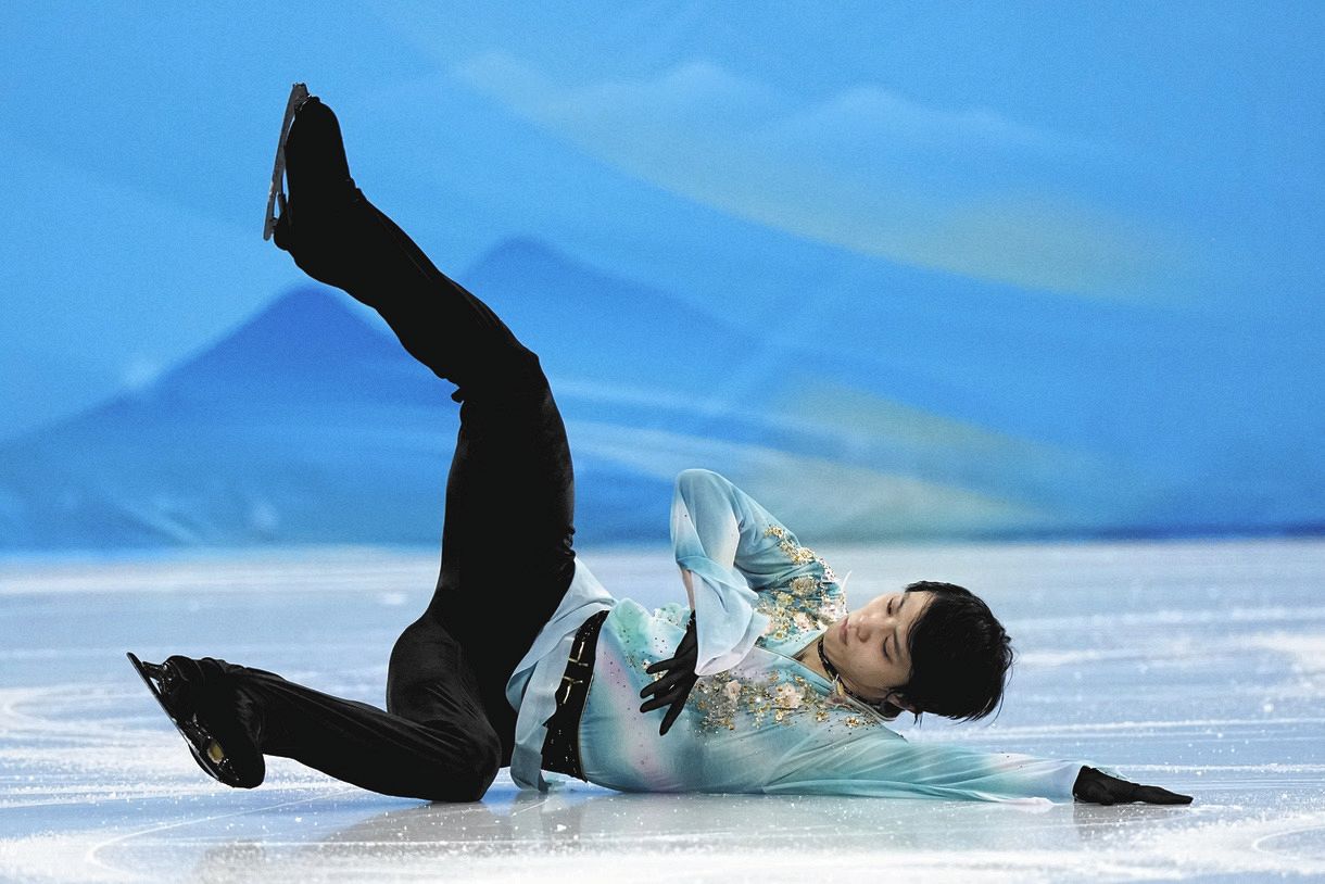 写真 直前練習では転倒していた羽生 中日スポーツ 東京中日スポーツ