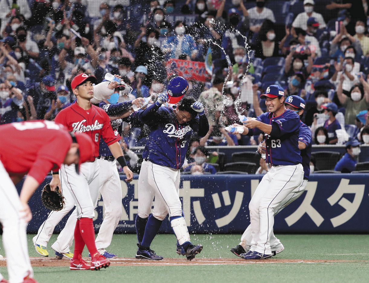 中日】2年目岡林勇希がつないだ 主将・高橋周平が応えた 130試合目で