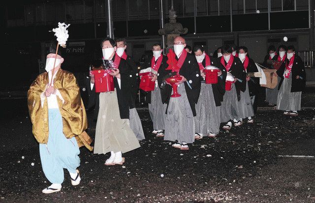 豊作願い 夜道練る 輪島 如月祭 最終日に献備式 北陸中日新聞web