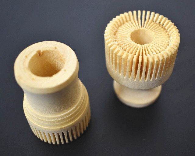 エゴノキで作る和傘の重要部品「ろくろ」