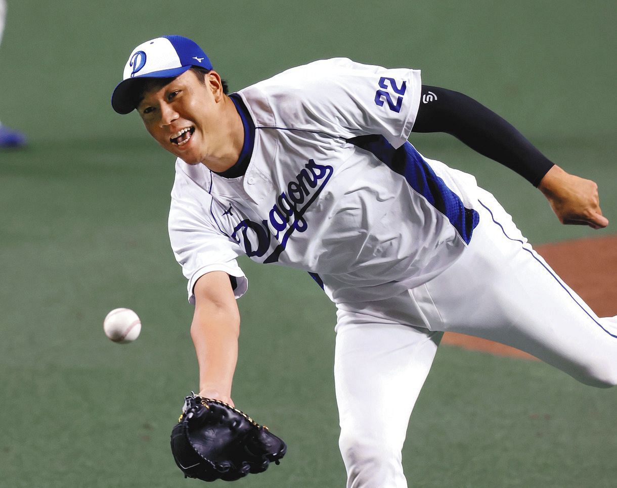 大野雄、ライバル封じだ！22日DeNA戦先発へ…自身の無失点記録更新、2桁勝利よりチームの勝利優先！