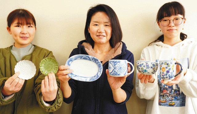 九谷研修生３人の力作 食器など 初のオンライン販売 北陸中日新聞web